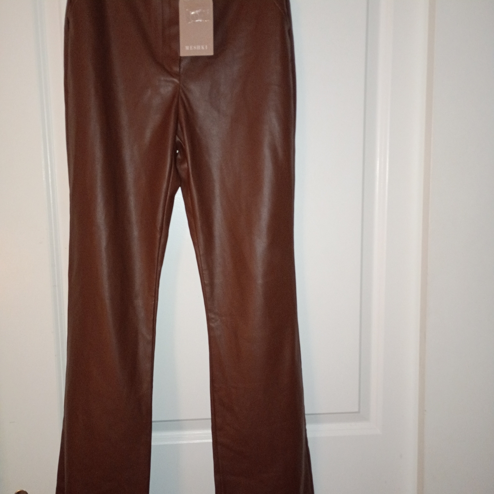 Meshki Chocolate Brown Flare Pants